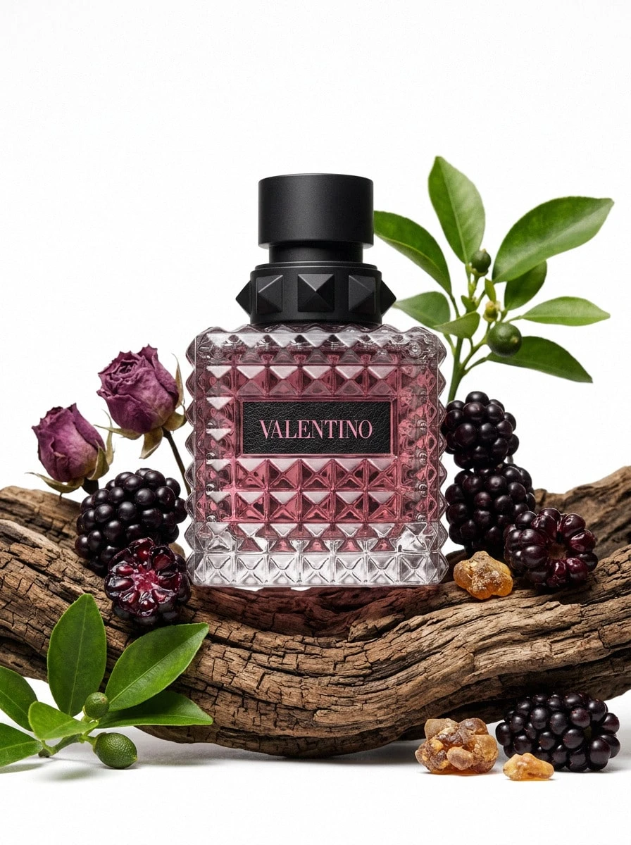 Valentino Born In Roma Intense 女士淡香水喷雾 EDP 浓香香水 1oz/30ml 持久留香 女友 妻子 母亲 朋友 生日 毕业派对 旅行 露营 户外 学校 校园旅行 节日 周年纪念 秋季 万圣节 秋季造型 庄严奢华 轻松优雅 SimpleLuxe Y2k 甜美风格 - EDP 強效 - 查看 1