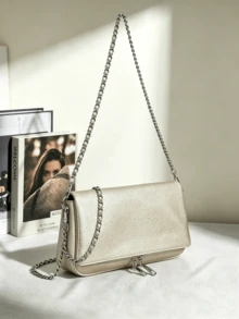 Women's Shoulder Bag Side Chain And Shoulder ✅ Delivery 24/72h - 金色 - 查看 1