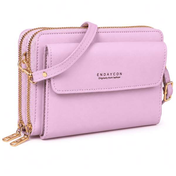 Bolsa Tiracolo De Ombro Feminina Duplo Zíper