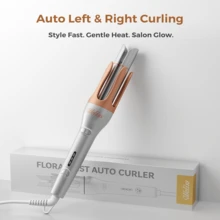 UKLISS Automatic Curling Iron & Wavy Curls, 20s Rapid Heating, Suitable For Fine, Soft, Thick, Coarse Hair, Left & Right Dual-Direction Automatic Curling, Beginners Easily Create Long-Lasting Atmospheric Big Waves; Home Styling, Suitable For Travel, Holiday Gift - Multicolor - View 13