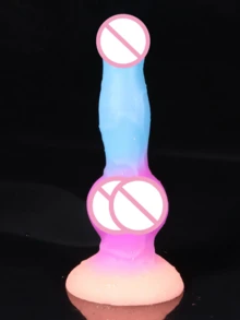 Silicone Realistic Dildo, Glowing Colorful Lifelike Penis Toy, Adult Sex Toy For G-Spot And Prostate Orgasm, Realistic Penis, For Him - one-size - View 21