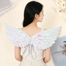 1pc Halloween Angel Wings Cosplay Prop, Costume Accessory For Masquerade Party - Multicolor - View 1
