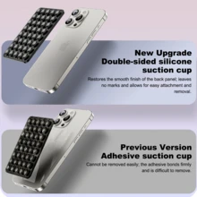 2合1雙面矽膠吸盤手機殼，相容 iPhone 17ProMax 16ProMax 17 16 15 14 13 Pro ProMax，手機保護殼 - 綠色 - 查看 7