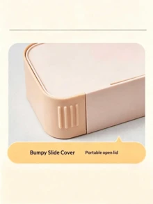 Sliding Drainage Portable Soap Box, Dust-Proof Sealed Travel Soap Storage Box, Mini Bathroom Soap Holder. Suitable For Daily Home Washing, Vacation Travel, School Dorm, Gym Shower, Road Trip Camping. - Multicolor - View 3