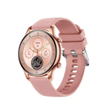 QAGSFLC 1.53 Inch Round HD Display Smartwatch For Women And Men, Wireless Calling, Remote Camera Control, Music Player, Multi-Sport Fitness Modes, Stopwatch, Notification Alerts, USB Charging, Multi-Function - Multicolor - View 12