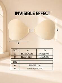 Love-Shaped Thin And Breathable Bra Pads For Swimming, Suitable For The Beach, Invisible, No Shoulder Straps, Sweat-Proof, Waterproof - Multicolor - View 8