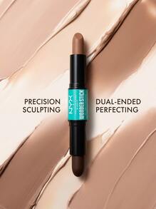 NYX Wonder Stick 2-In-1 Highlight & Contour 08 NEW Deep Rich 0.14oz/4g – Contour Stick, Double-Ended, For Deep Skin Tones, Deep Rich, Suitable For Daily Face Sculpting - 08 NEW Deep Rich - View 1