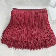 1 Yard Lace Tassel Trim, Suitable For 30cm Long DIY Latin Dance Costume Stage Accessories Lace Ribbon - Multicolor - View 11