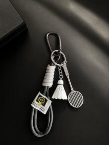 Creative Badminton Golf Ping Pong Keychain, Exquisite Sports Bag Charm, Wallet Pendant - Multicolor - View 10