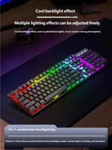 AULA S3005 Wired Mechanical Tactile Quiet Gaming Keyboard, Office Keyboard For Laptop/PC Desktop Computer - View 5