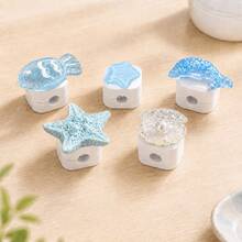 2Pcs Cable Organiser Cable Storage Clips, Desktop Accessories, Ocean Cable Storage Rack, Starfish USB Charging Cable Winder,Car Accessories Phone Accessories Travel Travel Essentials - Multicolor - View 8