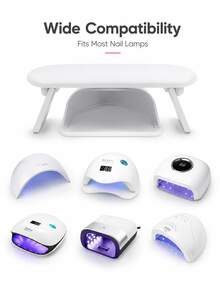 قطعة واحدة وسادة دعم ذراع للمانيكير، وسادة راحة يد ناعمة مريحة للمانيكير، دعم معصم مانيكير مقاوم للماء، مناسبة لخبراء المانيكير وفن الأظافر والصالونات والمنزل DIY، إكسسوار صالون مانيكير سهل التنظيف - متعدد الألوان - مشاهدة 3
