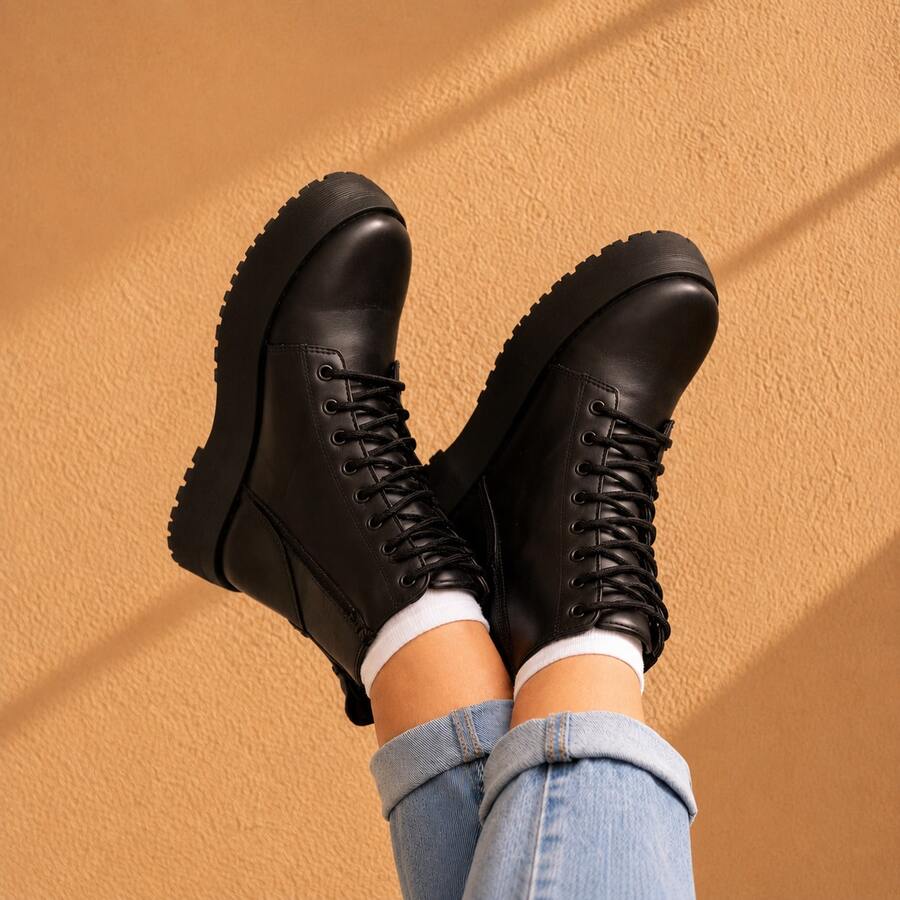 Women Ankle Boots & Booties - Negro - Ver 1