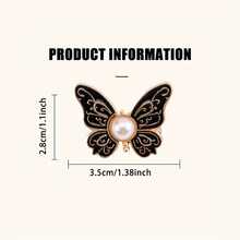 5pcs Patterned Butterfly Waist Buckle Detachable Elastic Buckle Suitable For Pants, Cuffs And Collars, Multi-Functional Seamless Large To Small Waist Buttons - Multicolor - View 7