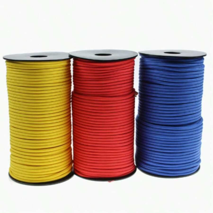30米戶外550傘繩 9股 4mm 多用途繩,聚丙烯露營帳篷繩,適用於徒步、救援、生存、捆綁與手工藝 - 彩色 - 查看 1