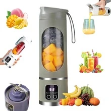 JUICER CUP 便攜式 USB 充電攪拌機 - 易於清洗，適用於水果與蔬菜果汁、奶昔 - 容量 10.14oz 至 16.91oz - 彩色 - 查看 6