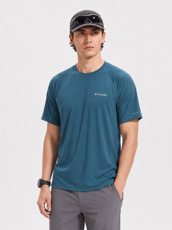 Columbia New Sports Running Fitness Training Comfortable Breathable Men's Casual Short Sleeve T-Shirt