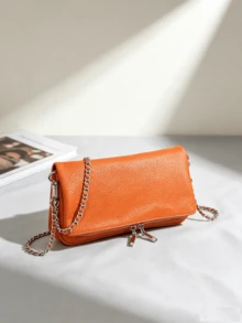 Women's Shoulder Bag Side Chain And Shoulder ✅ Delivery 24/72h - trái cam - Xem 1