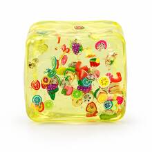 Multi-Color Fruit Cube Sensory Squeeze Toy, Soft Cute Stress Relief Interactive Toy For Kids, Jelly-Style Handheld Toy, Suitable For Party Favors, Classroom Rewards, Birthday Gifts - Multicolor - View 15