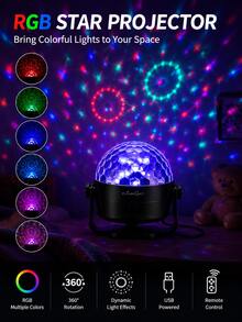 1件 [室內裝飾燈] 垂直式 RGB 角燈，1600萬色燈光效果 | 適用於客廳、床頭、沙發旁、電視背景牆 | USB供電 - 多色支架魔球 - 查看 5