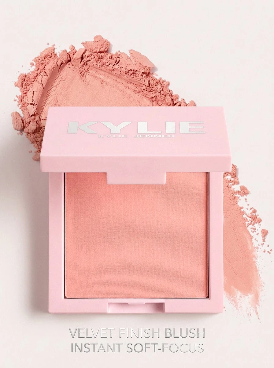 Kylie Cosmetics Kylie MU - 粉状腮红 334 粉色 0.35 盎司/10 克 - 334 粉紅力量 - 查看 1