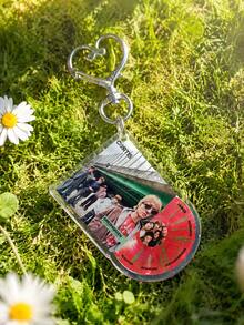 COR-TIS Keychain, GREEN GREEN CD Keychain, MUSIC Keychain, JAMES, JUHOON, KEONHO, Fans Merch Goods, Bag Charm, Water Bottle Decoration, Birthday Gift, Party Favor - Multicolor - View 4