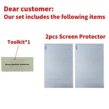 2pcs Tempered Glass Screen Protector, Compatible With IPad, Galaxy Tab/Redmi Pad SE/HONOR Pad/Mi Pad, MatePad Air, Anti-Scratch, Sensitive Touch - Clear - View 11