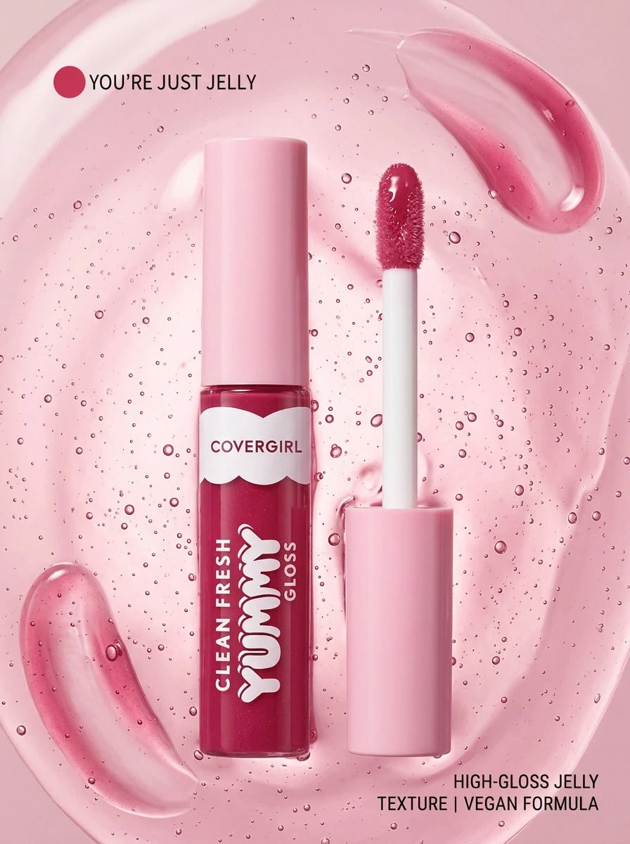 CoverGirl 清新美味光泽 You're Just Jelly 0.33 液体盎司/10 毫升 - 你只是果凍 - 查看 1