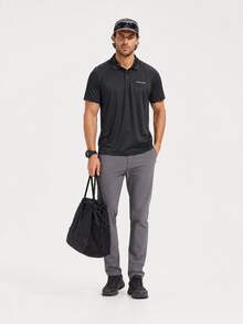 Columbia Summer New Sports Running Fitness Training Comfortable Breathable Casual Men's POLO Shirt - Black - View 5