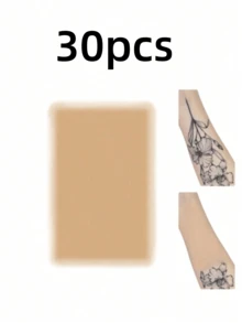 50/30/15/10/5 Pieces. Fragrance-Free, Waterproof, Thin & Natural Tattoo Cover Patches. Breathable, Suitable For All Skin Tones. Designed For Tattoos And Birthmarks. Travel Essentials, Small Items, Bandages, Tattoo Cover-Up, Contact Lenses. - Multicolor - View 19