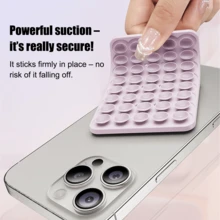 2-In-1 Double-Sided Silicone Suction Cup Phone Case, Compatible With IPhone 17ProMax 16ProMax 17 16 15 14 13 Pro ProMax, Protective Phone Shell - Grey - View 8