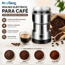 Electric Coffee Grinder - Silver - View 1