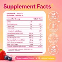 [1 Piece]LeeFar Cutting Drink Mix, Strawberry Acai Flavor, Craving Control Support & Gut Health Drink Powder, Clean Energy Wellness Mix With Berberine, Yerba Mate, 5-HTP, Chromium & Magnesium, Vegan Gluten-Free, 30 Servings - 1 件 - 查看 4