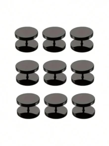 3/9/27pcs Minimalist Spiral Buttons - Non-Slip Buckle, Detachable Design, Suitable For Cardigans, Sweaters, Knitted Tops Tightening - Fashion Decorative Button Accessories, No Sewing Required, Essential Item For Women's Formal And Casual Wear, Wardrobe Must-Have - Multicolor - View 10