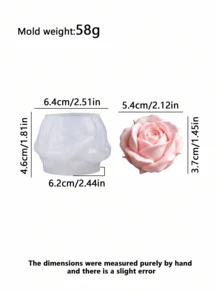 3D Dahlia Silicone Candle Mold, Handmade Candle Wax Mold For DIY Crafts, Home Decor And Gifts - Flower Mold - View 10