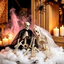 Halloween Skeleton Skeleton Realistic Human Plastic Skeleton Ghost Groom Bride Couple Human Skeleton Decoration Prop - View 2