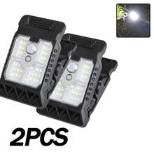 1件/2件/3件 LED 太陽能花園壁燈，附感應器，戶外防水燈，可充電夾燈，適用於景觀牆面裝飾 - 太陽能夾子燈 - 查看 16