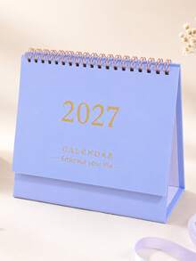 2027年極簡風桌上日曆，每日行程記錄日誌，適合學習與辦公使用，送給朋友的禮物 - 彩色 - 查看 19