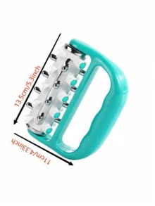Portable Handheld Roller Body Massager For Neck, Shoulder, Back, Waist, Thigh And Leg Muscle Soreness Relief, Fat Breakdown Circulation Roller, Fascia Relaxation, Women's Massager For Cellulite And Lymphatic Detox - Multicolor - View 10