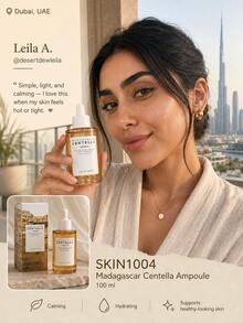 SKIN1004 100ml Sérum de Reparação Profunda de Centella Asiatica de Madagascar, Hidratante & Reparador, Essência Facial, Não Irritante, Cuidados Faciais, Adequado para Mulheres e Homens, Uso Diurno e Noturno, Cuidados Faciais - essência de ampola - Visão 11