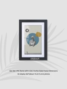 Bingkai Foto PVC Mewah Warna Hitam Matte Klasik – Kaca Akrilik Berkualitas Tinggi Tahan Pecah, Ukuran 4x6/5x7/8x8/8x10/11x14/12x16 Inci, Tersedia dalam Berbagai Ukuran untuk Dipasang di Dinding atau Diletakkan di Meja. Sempurna untuk Memperindah Dekorasi Rumah - MultiWarna - View 19