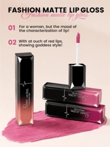 Pudaier Matte Lip Gloss And Lip Liner Set - Soft Matte Velvet Finish, Long-Lasting Waterproof, Nude And Bold Shades, Suitable For All Occasions Lip Makeup Set, Compatible With Various Makeup Styles - 10+11 - View 3