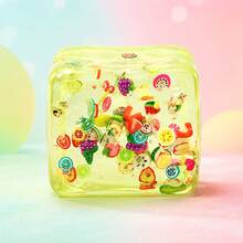 4pcs Random Color Children's Educational Color Recognition Transparent Cube Ornaments, Colorful Fruit Pattern Soft Squeeze Toys, Fun Sensory Training Gadgets, Soft Plush Toys, Birthday Party Reward Gifts - Multicolor - View 18