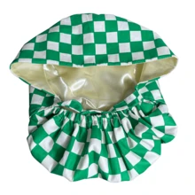 Cute Cartoon Floral Print Polyester Work Hat, Daily Sports, All Seasons - Large Long Hair Hat - View 2