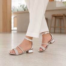 Klicpé Kids Heeled Sandals - 銀色 - 查看 2
