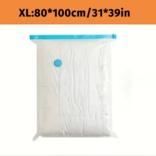 1/5件旅行壓縮收納袋，大容量可重複使用真空整理盒，可折疊便攜行李打包袋，防塵防潮省空間，適用於衣物、被褥、毛毯、襯衫、床上用品、臥室衣櫃、浴室、戶外裝備、居家收納、居家整理、返校旅行度假必需品、宿舍 - 彩色 - 查看 12