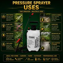 Aafan 5 Litre Garden Sprayer - Pressure Sprayer Pump Action For Killer, Watering, Insecticides & Fungicides - B - View 3