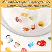 Reusable Gel Jelly Stickers DIY Craft Materials, Reusable 3D Stickers, Suitable For Children's Quiet Book Making, Early Education Sticker Activity Toys - Multicolor - View 8