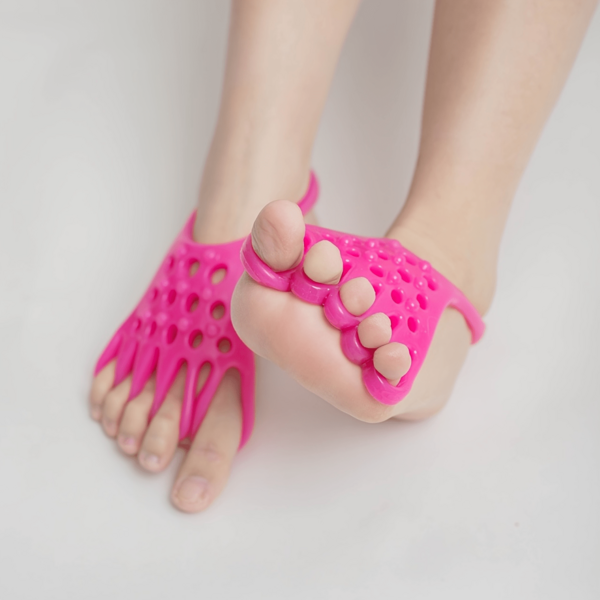 Estirador de pie y pantorrilla de doble color y alta elasticidad - Ayuda para relajación muscular de yoga y entrenamiento físico, material TPE