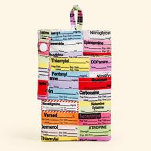 1pc Polyester 3-Layer Cartoon Print Pen Pouch With Pen Holder, Nurse Stationery Storage Bag, All Seasons,Bedroom Room Decor,Back To School - Multicolor - View 18